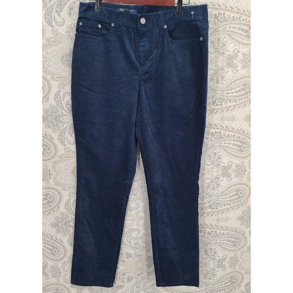 Brooks brothers velvet 5 pocket casual pant Size 10 dark academia preppy coastal - Picture 3 of 9